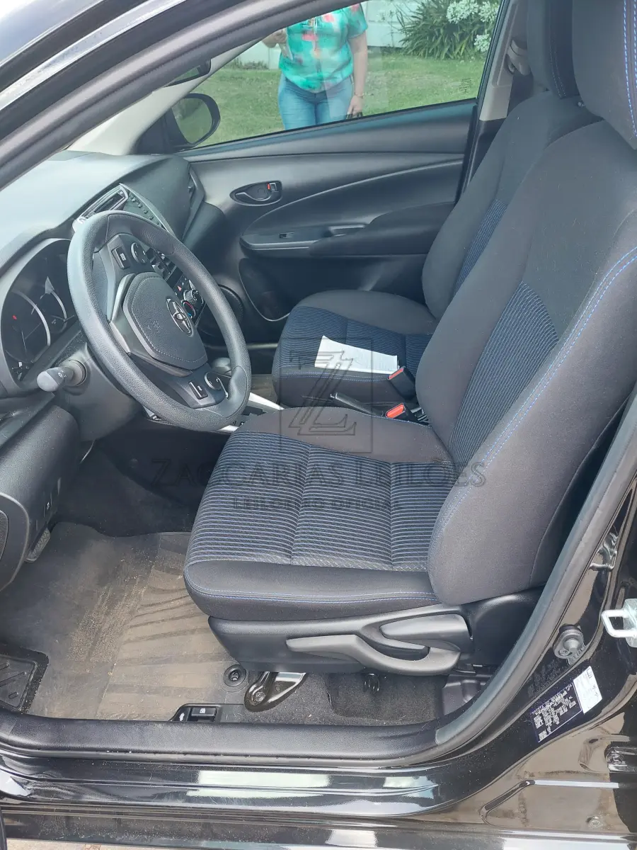 LOTE 002 - Veículo TOYOTA/YARIS SA XL15LIVE, cor PRETA, ano/modelo 2020/2021, placa JAF1D51, RENAVAM 01237967470.