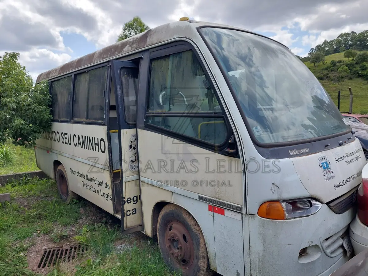 LOTE 005 - Micro ônibus da marca MARCOPOLO, placas III-6589, ano/modelo 1998/1998, RENAVAM  00706693981, a diesel.