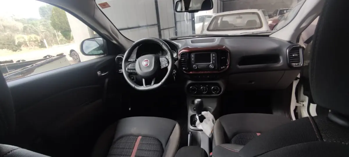 LOTE 002 - FIAT/TORO FREEDOM AT, cor branca, placa JDD2803, gasolina, ano 2017, modelo 2018, RENAVAM 1135218266.