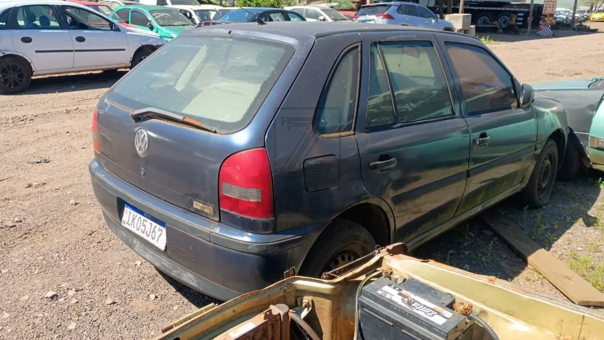 LOTE 005 - VW/GOL 16V POWER, Placa IKO5J67, ano/modelo 2002/2002, Cor: AZUL, Chassi: 9BWCA05X82P048152,  RENAVAM: 00778983722.
