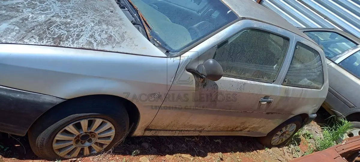 LOTE 002 - VW/GOL 1000I, Placa: LWY6102, Ano/modelo: 1995/1995, na cor: PRATA, Chassi: 9BWZZZ377ST009749,  RENAVAM: 00631031600.