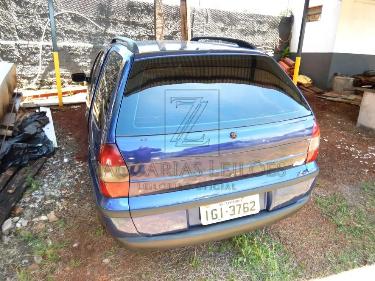 LOTE 013 - FIAT/PALIO WEEKEND, ano/modelo 1997/1997, placas IGI3762, RENAVAM 676094198, cor azul,  Chassi nº 9BD178837V0286443