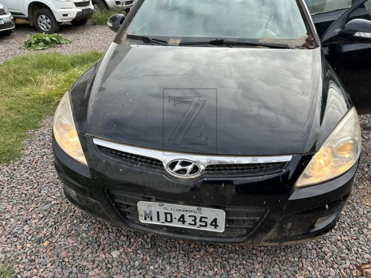 LOTE 001 - HYUNDAI I30 2.0, Placa: MID4354, Ano/modelo: 2009/2009 Cor: PRETA, Chassi: KMHDC51EBAU239802, Motor: G4GC9751731, Renavam: 00201737205.