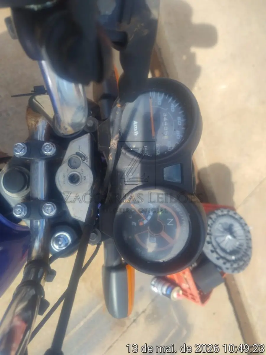 LOTE 018 - HONDA/CG 150 TITAN KS, Placa: IPJ4D46, Ano/modelo: 2008/2008 Cor: AZUL, Chassi:  9C2KC08108R331892, Motor: KC08E18331892, RENAVAM: 00116103027.