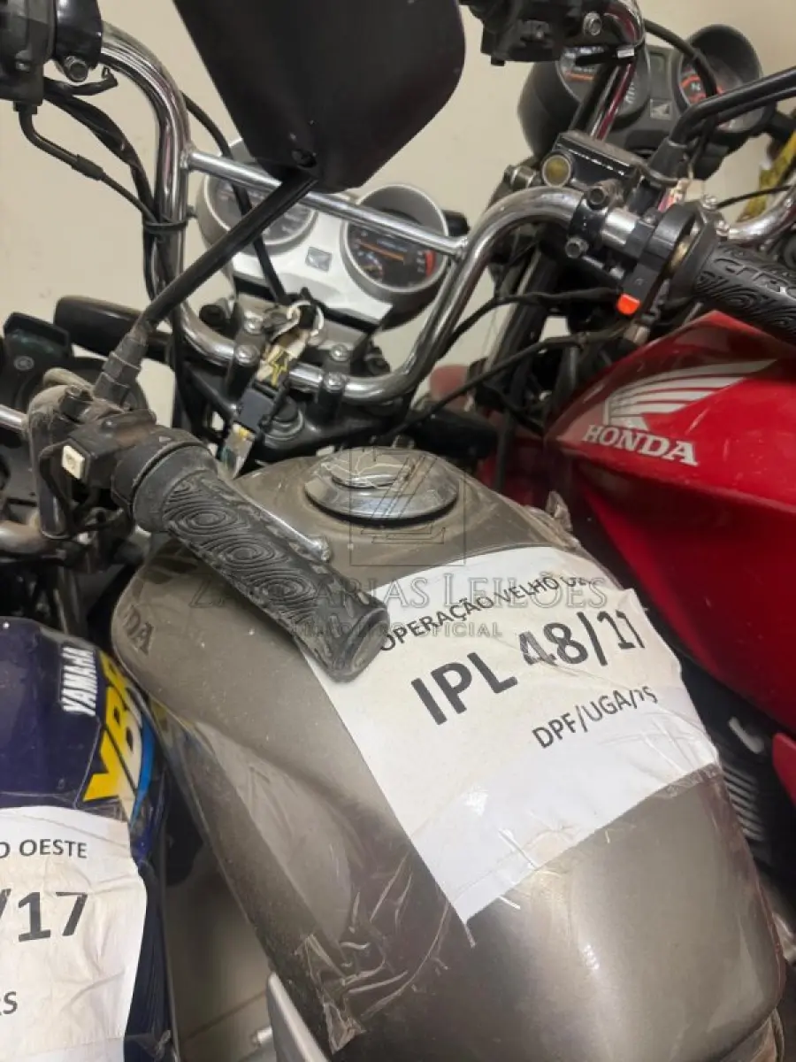 LOTE 007 - HONDA/CG 150 SPORT, Placa: INO2815, Ano/modelo: 2006/2006, Cor: CINZA, Chassi: 9C2KC08607R005243.