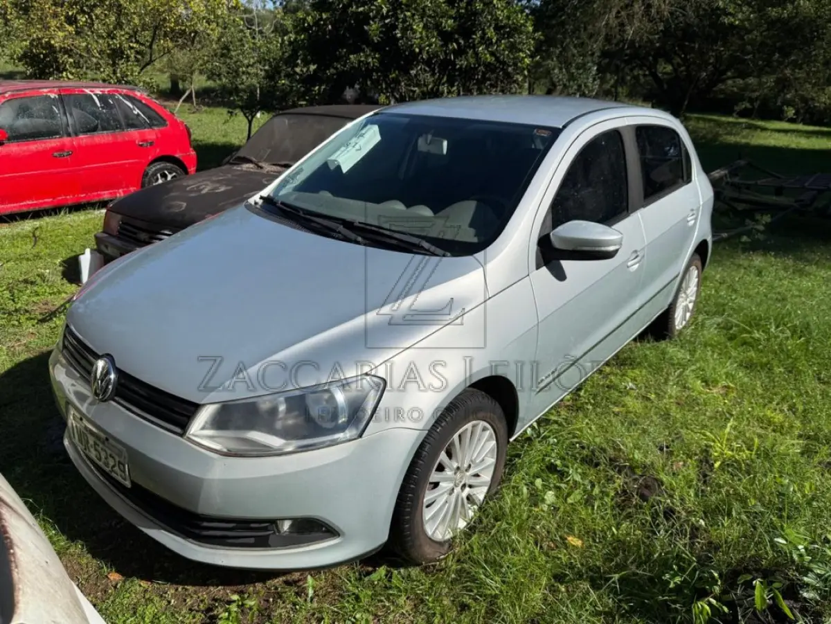 LOTE 004 - VW/GOL HL MC, Placa: IWR5329, Ano/modelo: 2015/2015, Cor: PRATA, Chassi: 9BWAB45U4GT019442, Motor: CCRU24280.