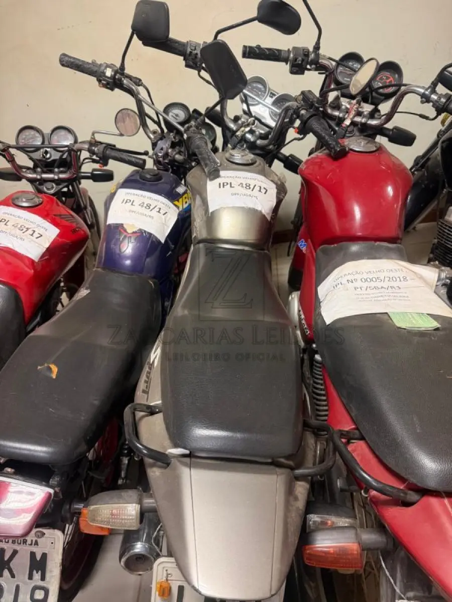 LOTE 007 - HONDA/CG 150 SPORT, Placa: INO2815, Ano/modelo: 2006/2006, Cor: CINZA, Chassi: 9C2KC08607R005243.