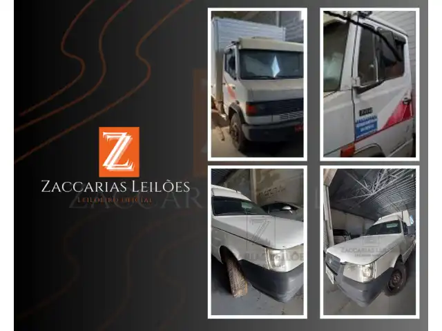 LEILÃO DE UM CAMINHÃO M.BENZ/709 e uma Fiorino marca FIAT.