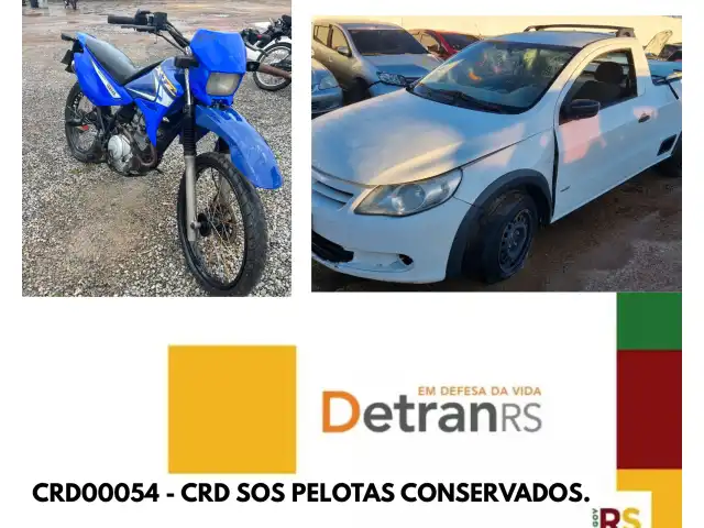 LEILÃO DETRAN/RS CRD00054 - SOS PELOTAS -CONSERVADOS.