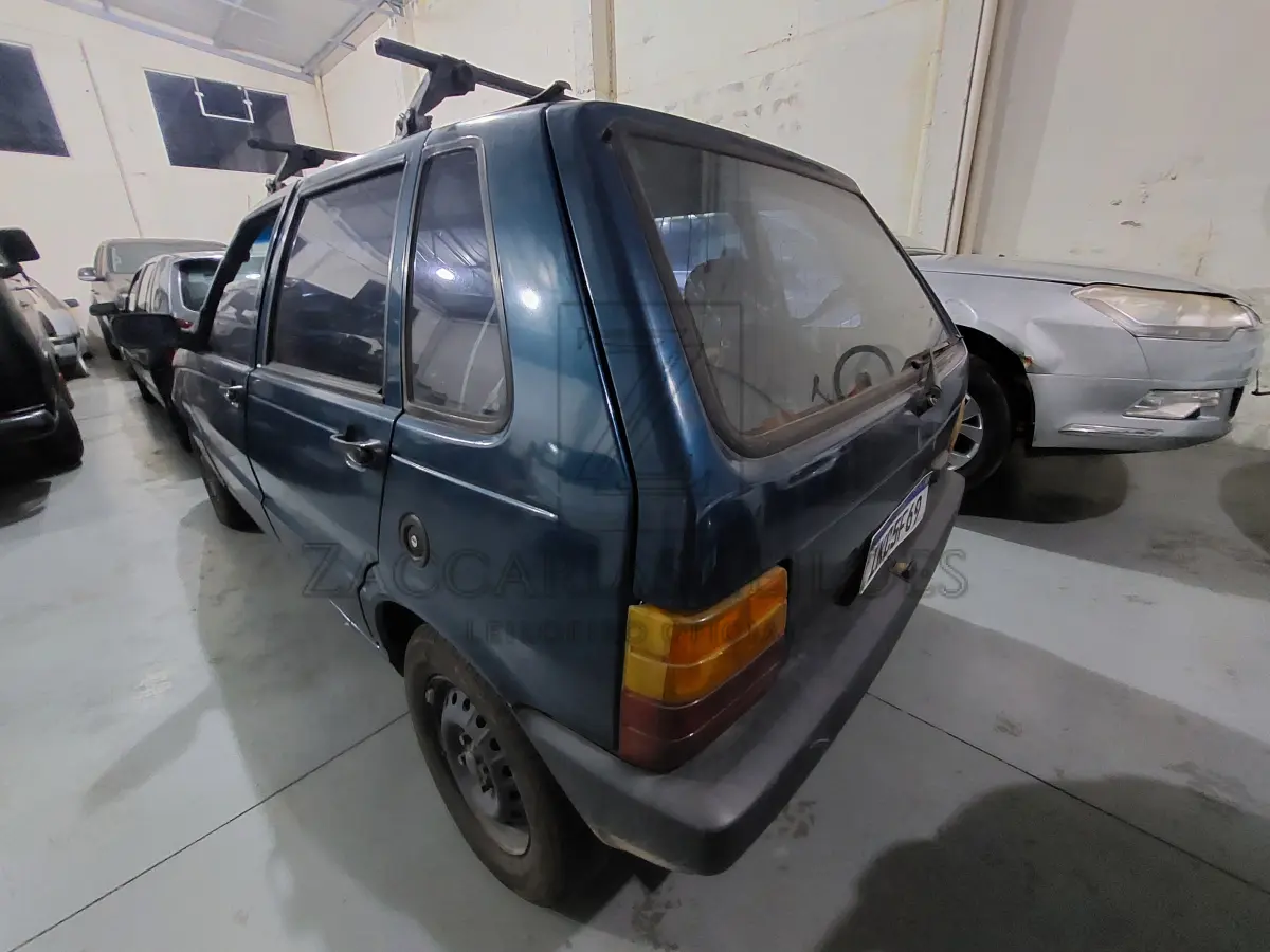 LOTE 001 - VEÍCULO FIAT UNO MILLE FIRE, ANO/MODELO 2001/2002, COR AZUL, A GASOLINA,  PLACAS IKC5F69, RENAVAM 762109815: Gasolina.