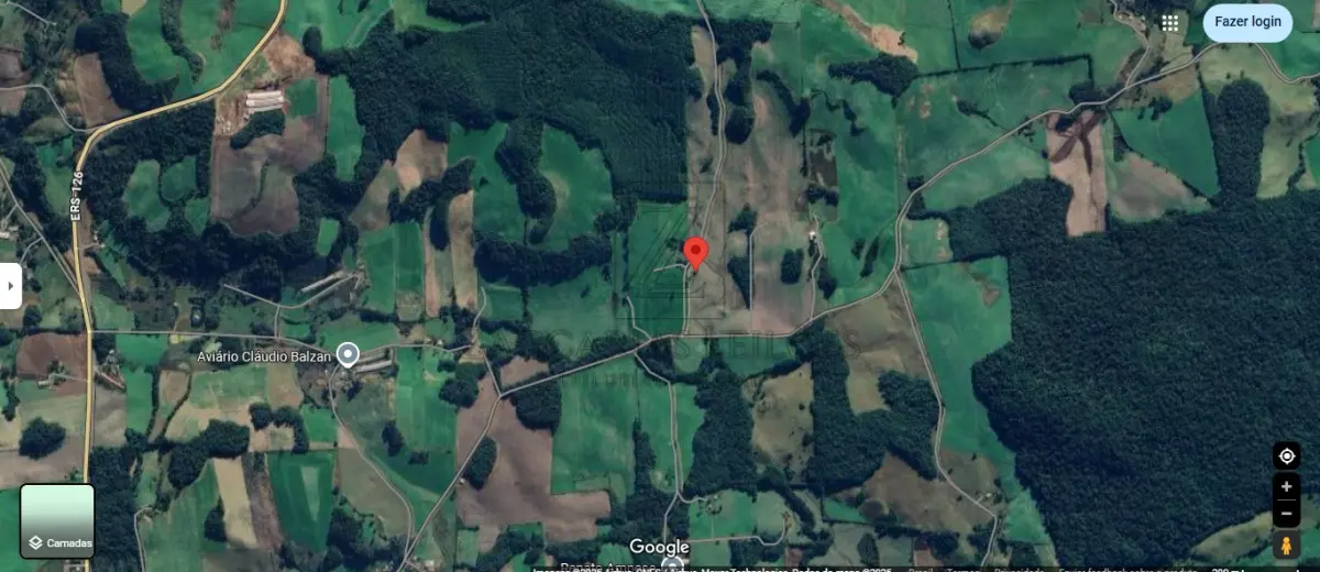LOTE 002 - IMÓVEL: ÁREA DE TERRAS, situada no lugar denominado Guabiju, oitavo distrito,  com a área de 1.250,00m², situado à margem da Estrada que conduz da Vila à Campestre,  confrontadno: ao NORTE, ao SUL, ao LESTE e ao OESTE, com terras de Luiz Roso Brena, sem  acessões. MATRÍCULA Nº 6153 do R. I. de Nova Bassano/RS.
