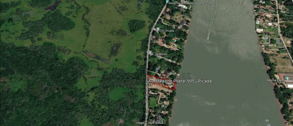 LOTE 001 - Um terreno situado no lugar denominado PICADA, no Município de Eldorado do Sul/RS, com área de 4.502,27m², localizado em lugar de quarteirão não definido, distante 1.419,80m, do limite da faixa de domínio do DNER,que lhe fica ao NORTE, medindo 35,00m, de frente ao OESTE, sobre o alinhamento da Avenida Martinho Poeta, lado dos nos pares (na verdade, número 995), 39,3m, no fundo, ao LESTE, com o Rio Jacui, por 132,00m, de extensão da frente ao fundo lado SUL, na divisa com propriedade de Pedro Carvalho e, 134,00m, de extensão de frente ao fundo, do lado NORTE, na divisa com propriedade de Júlio Ricardo Andrighetto Mottin, matriculado sob nº 36.149 do livro 2 – Registro Geral, do Registro de Imóveis de Guaíba/RS.