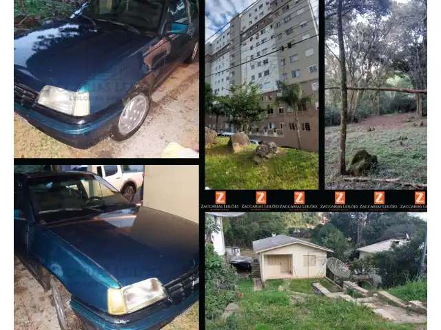 Leilão de uma casa, um apartamento e veículos.