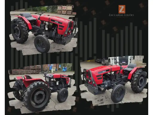 Um trator agrícola da marca AGRALE/4100