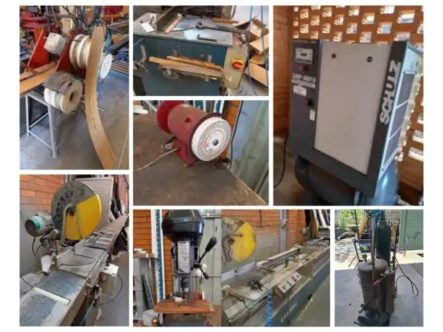 Maquinas para Fabricação de Esquadrias de aluminio e outros