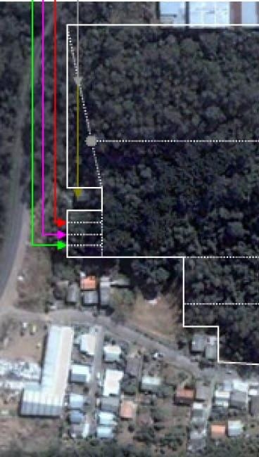 Terreno frente para a BR 470