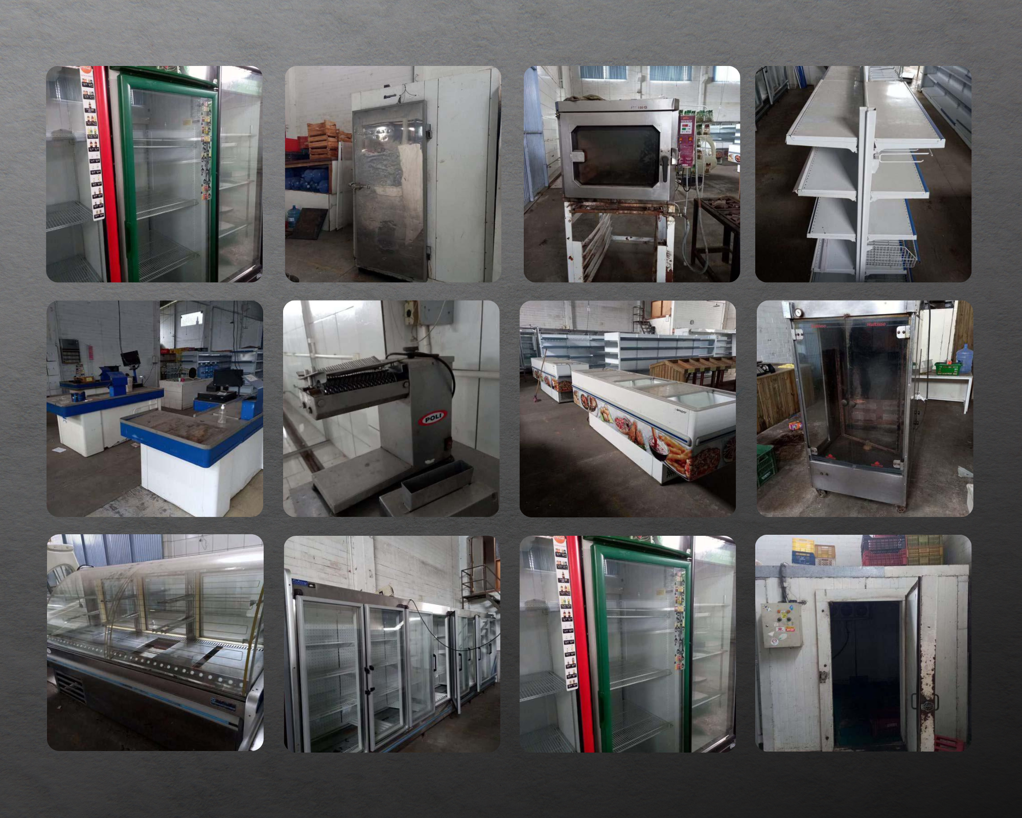 EQUIPAMENTOS E MÓVEIS DE SUPERMERCADOS