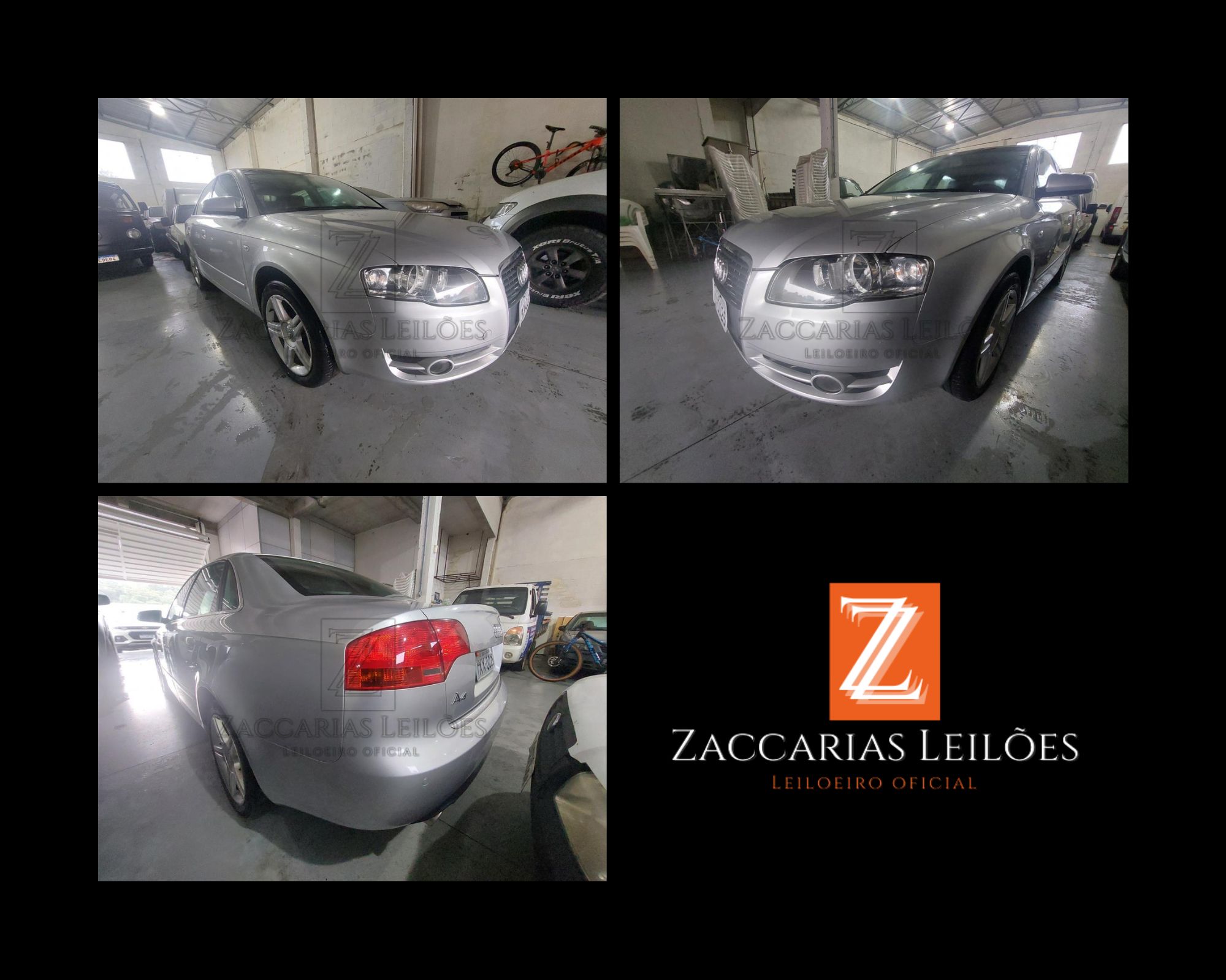 LEILÃO DE UM AUDI A4 1.8T 2008 E UM FIAT TEMPRA 1998.