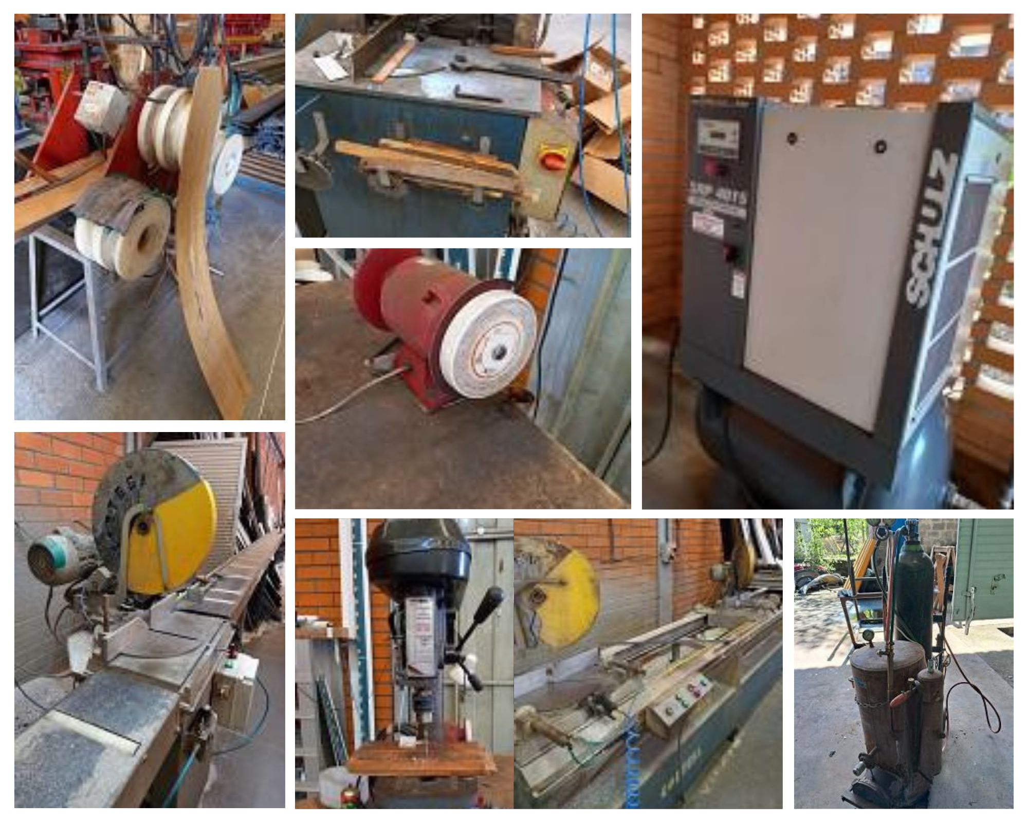 Maquinas para Fabricação de Esquadrias de aluminio e outros